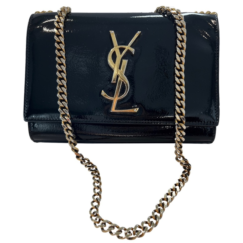 Kate Monogramme Patent Leather Saint Laurent Cross Bag YSL bag